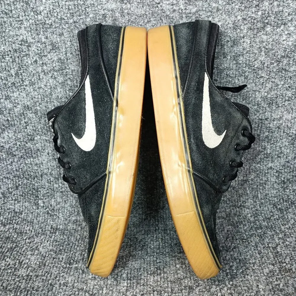 Nike SB Stefan Janoski Boys Youth 5.5Y Black Gum Suede Skate Sneakers - Picture 6 of 9